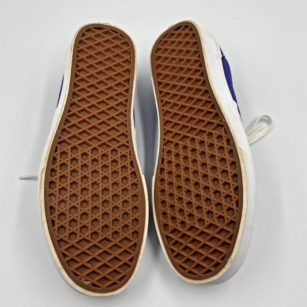 VANS Canvas Off The Wall Blue Men 7.5 & Women 9 Sneakers Shoes 500714